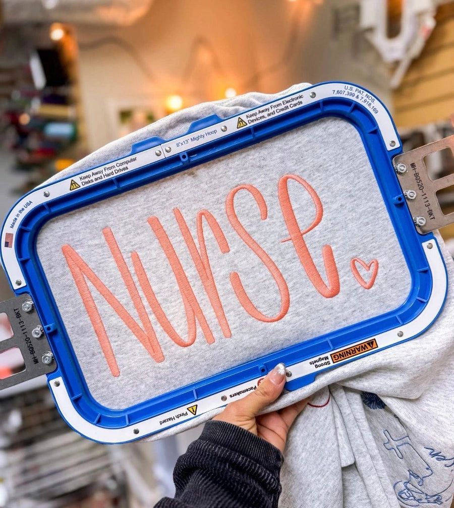 Hand Lettered Nurse