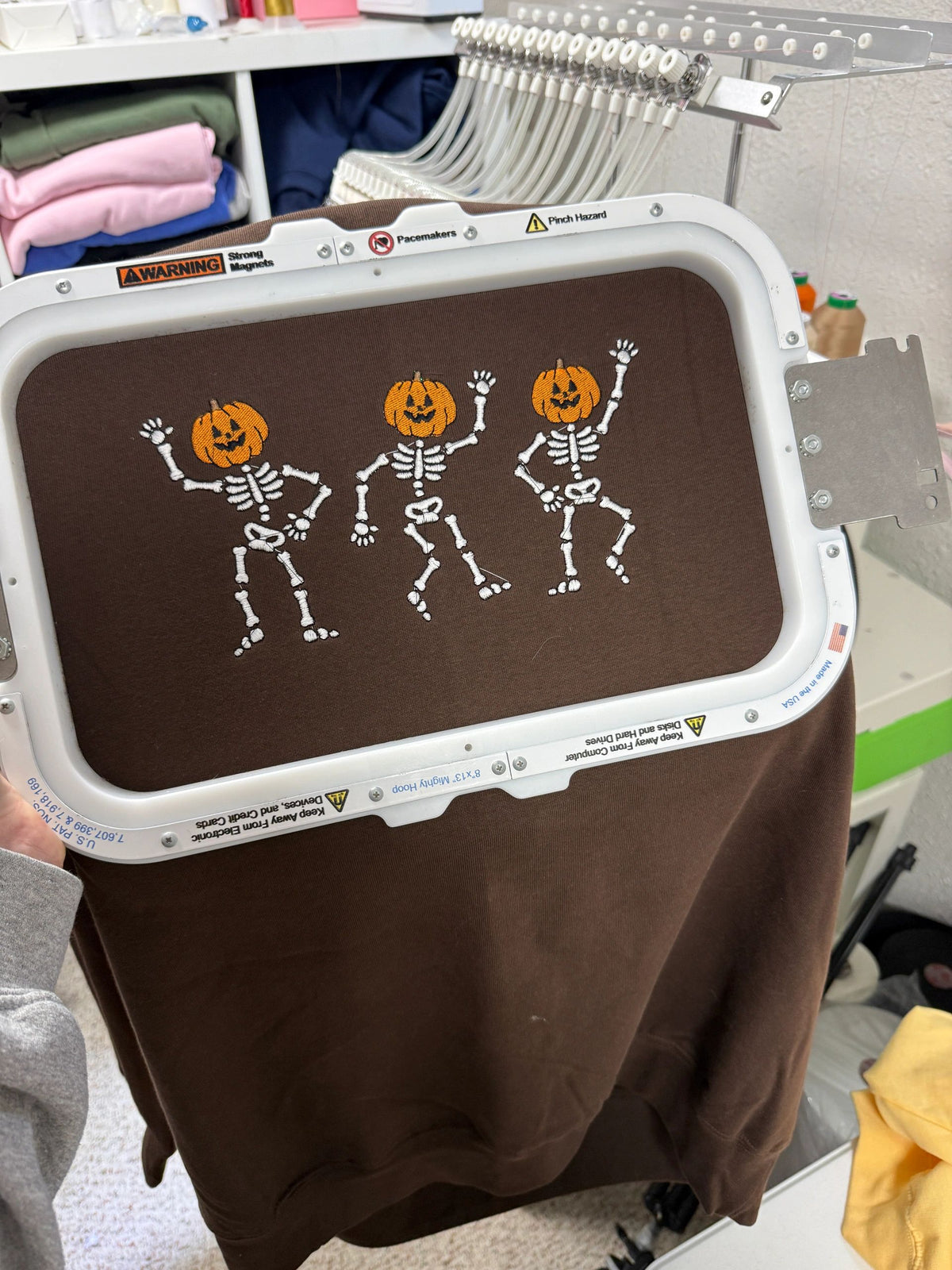 Pumpkin Skeletons Sweatshirt