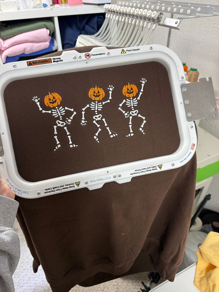 Pumpkin Skeletons Sweatshirt